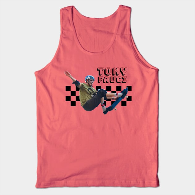 Tony Fauci - Athony Fauci as a Pro Skater Tank Top by CursedContent